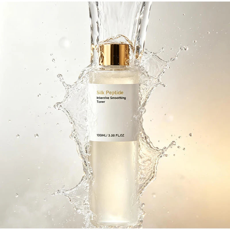 Silk Peptide EGF Intensive Smoothing Facial Toner 100ml Daily Hydrating Moisturizing Face Essence Water Basic Korean skincare
